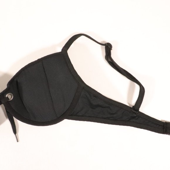 NWT Seafolly Inka Rib Sweetheart Bustier in Black - Picture 5 of 14